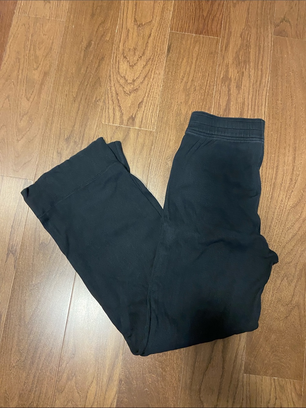 Everlane micro-rib wide-leg easy pants